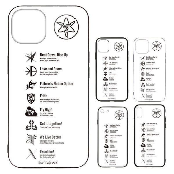 『ヘブンバーンズレッド』セラフ部隊 強化ガラスiPhoneケース